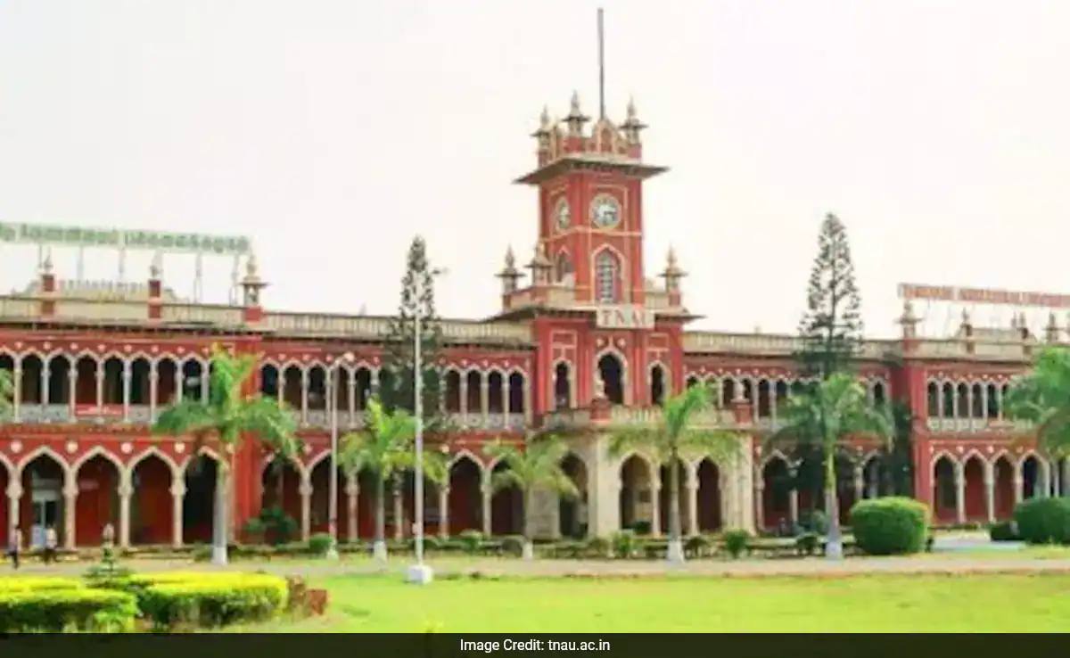 TNAU Opens Supplementary UG, Diploma Online Applications from Sept. 5